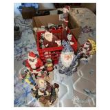 Christmas lot including Santa Claus, angels,