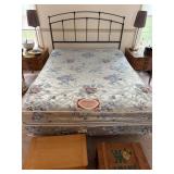 Bedframe with full-double Spinal Rest mattress and