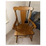 Oak rocking chair