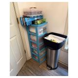 Sterilite 5 drawer plastic container including -
