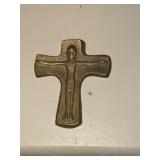 Cast brass Emmaus Walk Cross