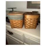 2 Kleenex baskets - Longaberger and