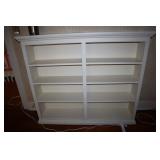 Wood painted bookcase 59X12X30 1/2H