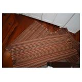 3 - Handwoven rag rugs (2 - 23X36, 1 - 23X54)