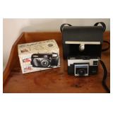 2 Cameras - Kodak Instamatic X-15 in case and