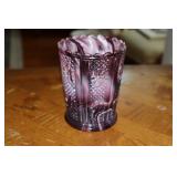 Challinor, Taylor & Co. No. 23 purple slag glass