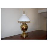 Electric brass oil lamp