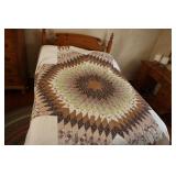 Modern Lone Star pattern quilt with Koala Bears