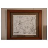 Framed reproduction Snow Hill Maryland District 2