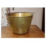 Brass Bucket marked The American Brass Kettle