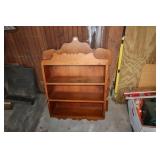 Handmade wooden wall shelf 25'x7.5'x31'T