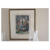 2 Currier and Ives Lithographs Little Brothers
