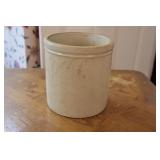 Stoneware pottery crock unmarked