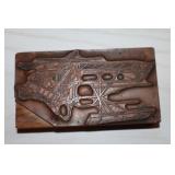 Letterpress Block Milwaukee Steel Junior No. 10