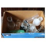 Box lot - oil lamp chimneys