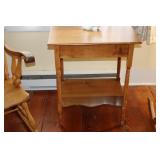 Poplar side table 23X16X28 1/2H