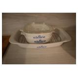 Corning Ware Blue Corn Flower Lot - P-21 open
