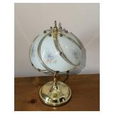 Hollywood Regency table lamp with curved