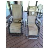 2 Zero gravity lounge chairs 1 - Sumbrella