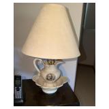 2 Wash bowl & pitcher table lamps