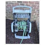 Suncast hose reel with hose