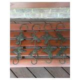 4 Wrought iron hanging hooks -