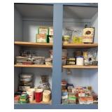 Upper cabinet contents - Wood, multipurpose, lag