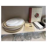 Pampered Chef crinkle cutters, recipe book,