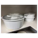Princess House 4 casserole dishes , 3