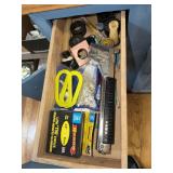 Lower cabinet contents - Irwin speedbore bits, nut