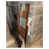 Lot of wood including what looks like shelves and