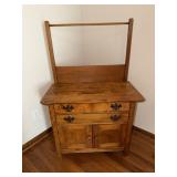 Wash stand with towel bar, 2