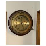 Brass port hole made into a clock