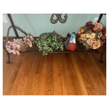 Wooden magazine rack, duck door stop and
