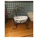 Princess House reindeer caddy with