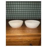 2 Princess House Pavillion oval serving bowls