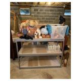 2 Shelving units with Halloween & Thanksgiving -