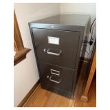 Hon 2 Drawer metal file cabinet
