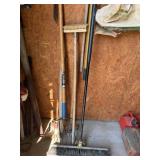Masonry and yard tools - crow bar, pitchfork,