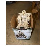 Kirkland fabric mache angel centerpiece