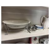 Princess House large oval serving bowl,