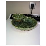 McCoy or Hull Pottery chip & dip