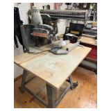 Crasftman 10' radial arm saw mounted