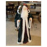 Santa decoration made over a tomato cage 41.5 tall