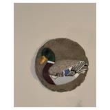 Spoontiques drake mallard duck wall plaque