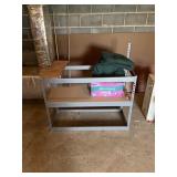 Shelving unit and cushions