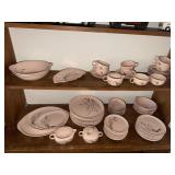 Crooksville Cina Co Carnation Windblown china