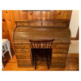 DMI Furniture Inc rolltop desk with chair 50 X 22