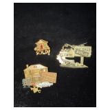3 For Sale Sold realtor brooches