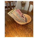 Basket containing Little Golden Books - The Pokey